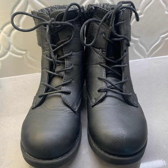 UNIONBAY ~ Stockholm Combat Boots Black Size 8 - Picture 3 of 14
